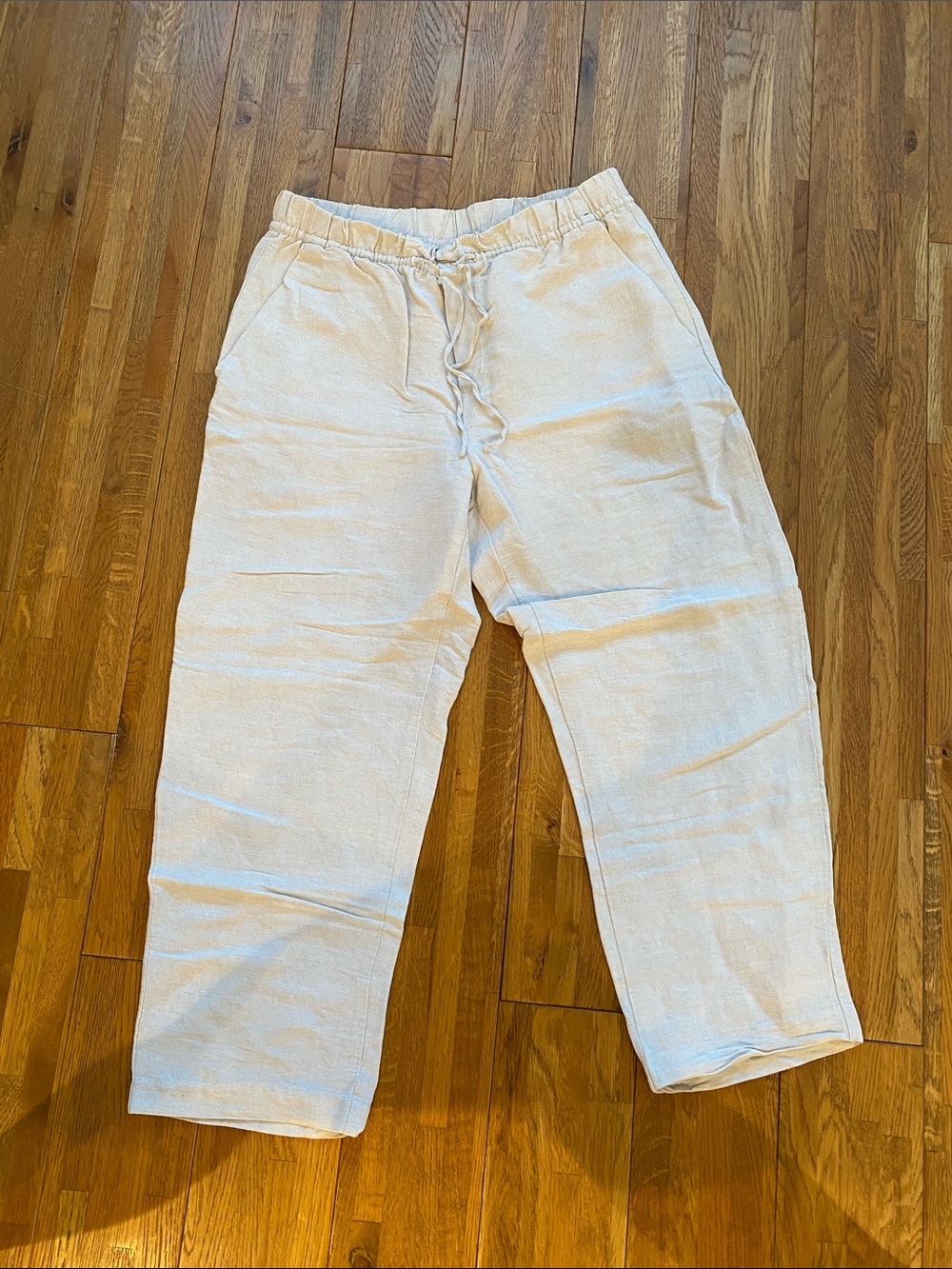 Zara Linen Blend Pants Sz S